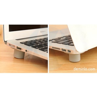 Đế tản nhiệt laptop siêu gọn nhẹ bằng nút cao su
