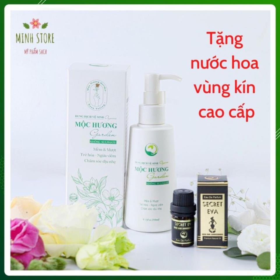 Dung Dịch Vệ Sinh Mộc Hương Garden Thanh Mộc Hương Mẫu Mới Nhất Tặng chai nước hoa vùng kín