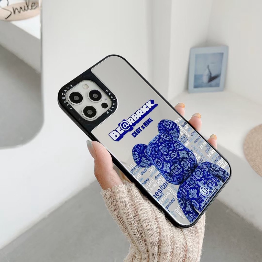 Sang Trọng Ốp Điện Thoại Mặt Gương In Hình Gấu Thời Trang Cho Iphone 12pro Max 12mini 11pro Max Xs Max Xr Se 2020 7 8 Plus | BigBuy360 - bigbuy360.vn