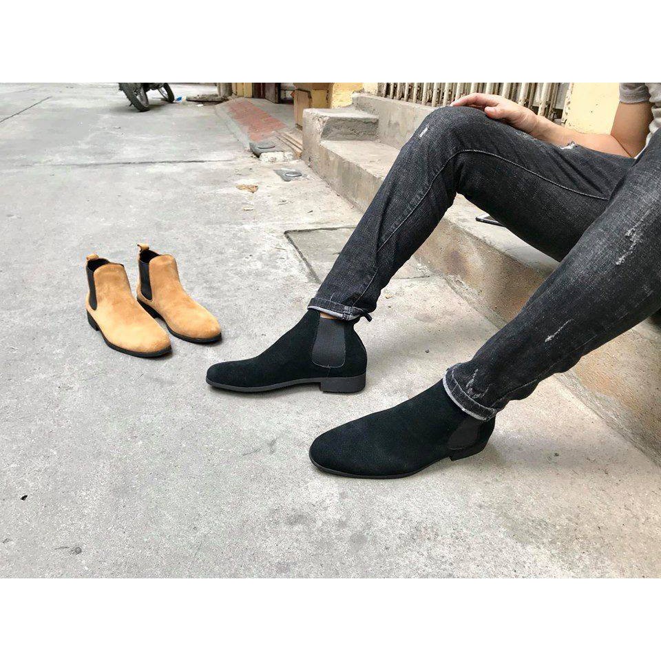 Giày nam Chelsea Boots Cao Cấp Đế Cao Su BẢO HÀNH 12 THÁNG. | BigBuy360 - bigbuy360.vn
