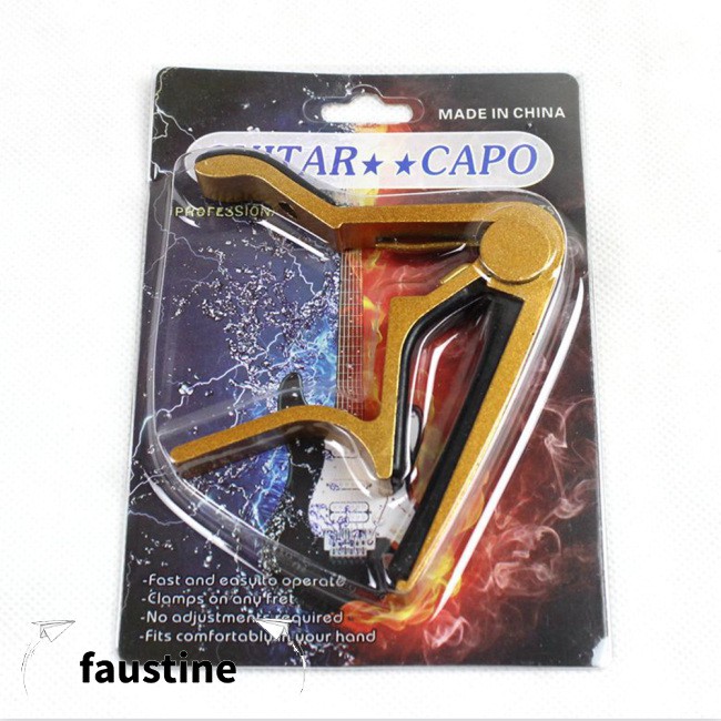 Metal Guitar Capo Quick Change Clamp Key Acoustic Classic Guitar Capo for Tone Adjusting