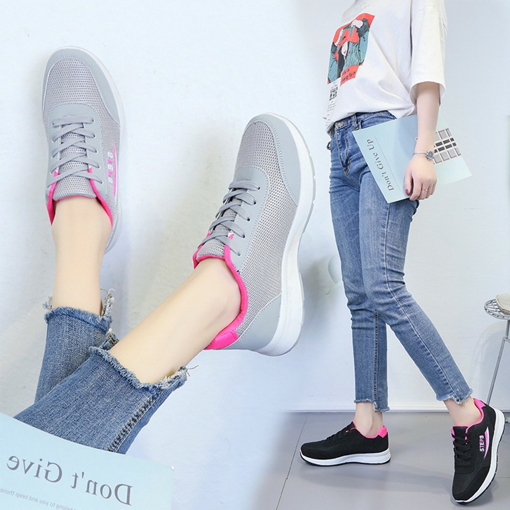 [ giá sỉ ] Giày thể thao nữ STEPS - Giày sneaker nữ kiểu dáng trẻ trung, năng động phù hợp mọi đối tượng