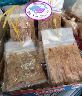 Bánh tráng dẻo cuốn hành phi