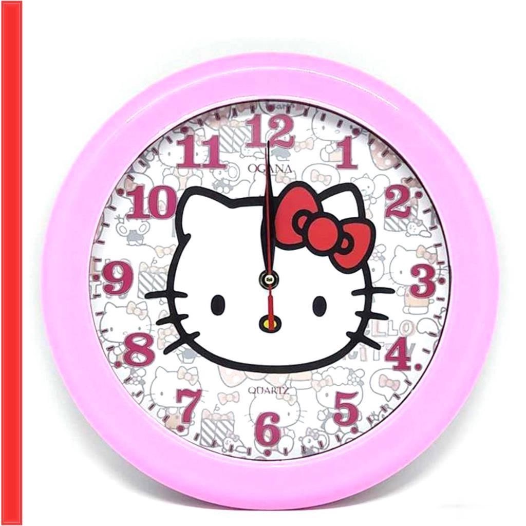 Đồng Hồ Treo Tường 30Cm Hình Hello Kitty Đáng Yêu