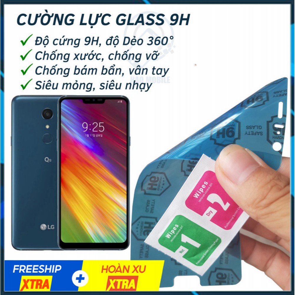 Dán cường lực dẻo nano LG Q9 Chịu lực tốt nhất hiện nay