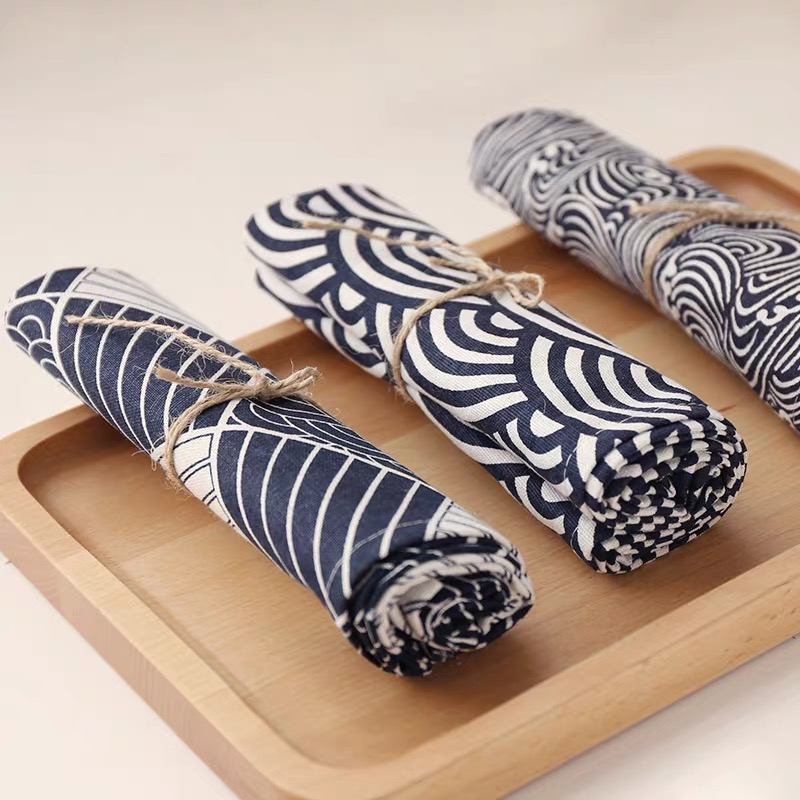 Khăn Trải Bàn Bằng Vải Lanh Cotton 4 Kích Thước Nhiều Họa Tiết Tùy Chọn