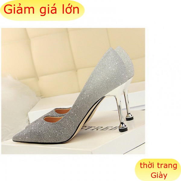 Giày Cao Gót 8.5cm Mũi Nhọn Phong Cách Hàn Quốc Sành Điệu Cho Nữ