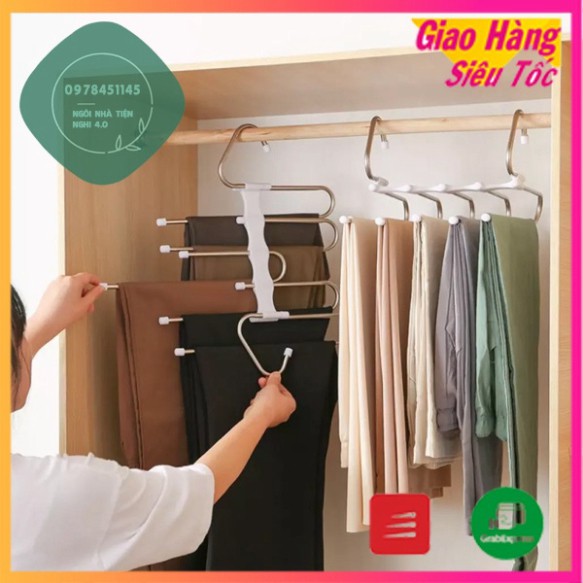 🔥Giá lẻ như giá sỉ🔥 Móc treo quần áo, móc treo đồ đa năng thông minh gấp gọn
