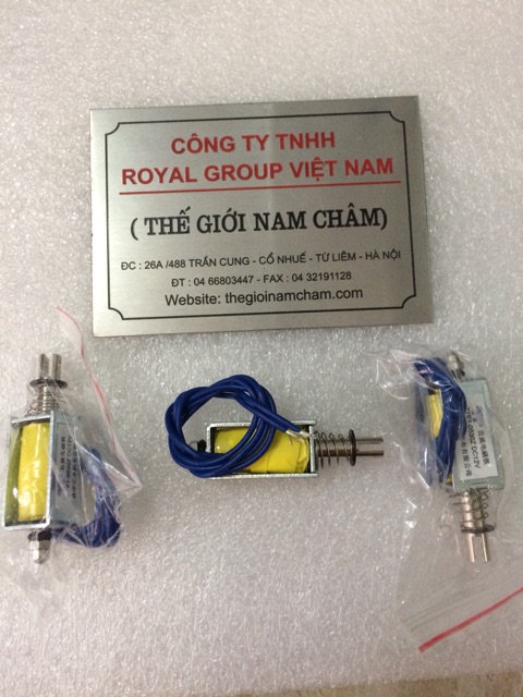 Nam châm chốt cửa 12v