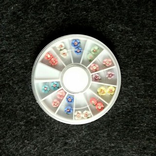 Khay Nails, Trang trí Móng tay Hoa gốm 6mm