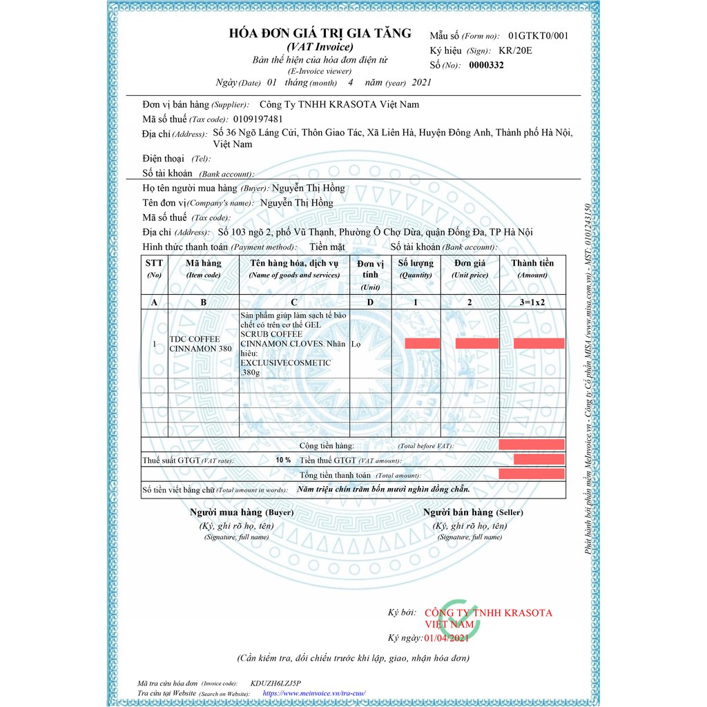 Tẩy Tế Bào Chết Body Quế Hồi & Cà Phê Bilena Cosm Beauty Body Scrub Coffee Cloves Cinnamon 380g