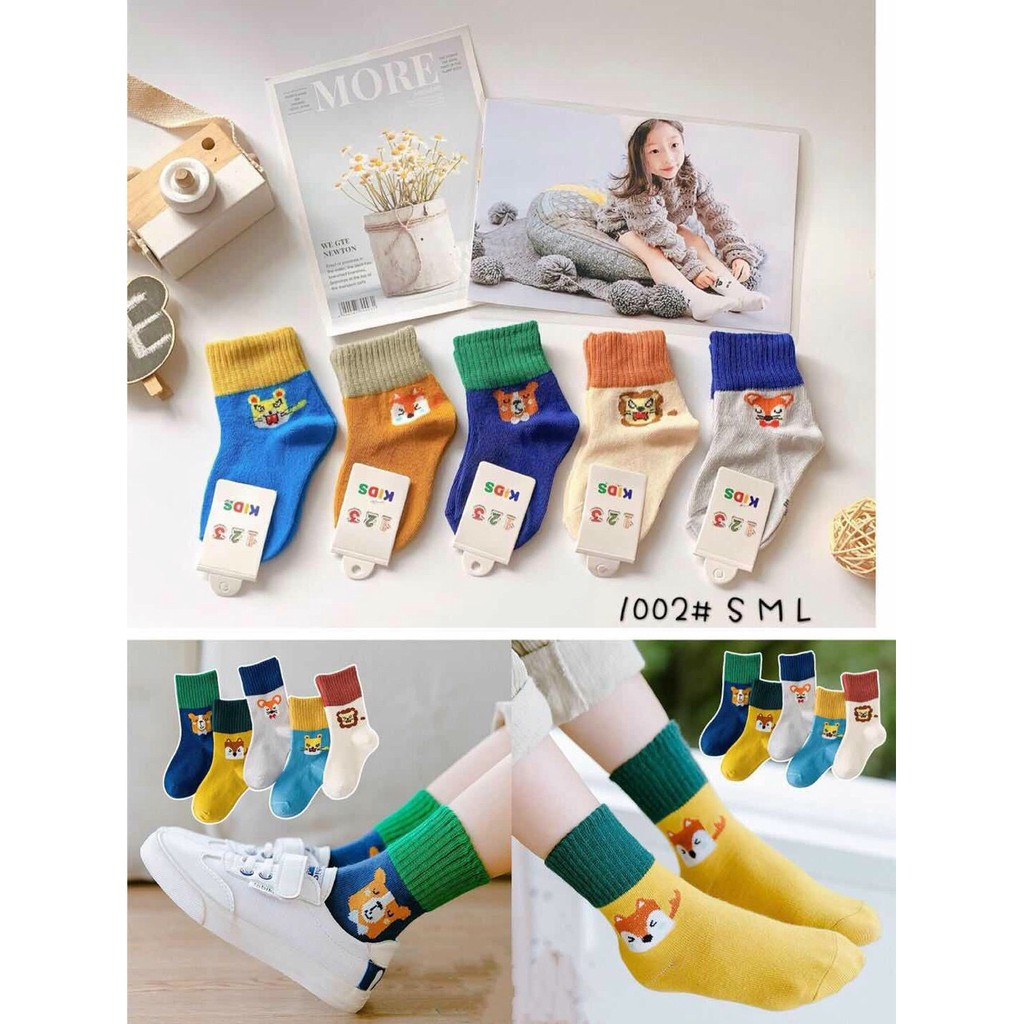 Set 10 Đôi Tất Hình Thú Cho Bé **