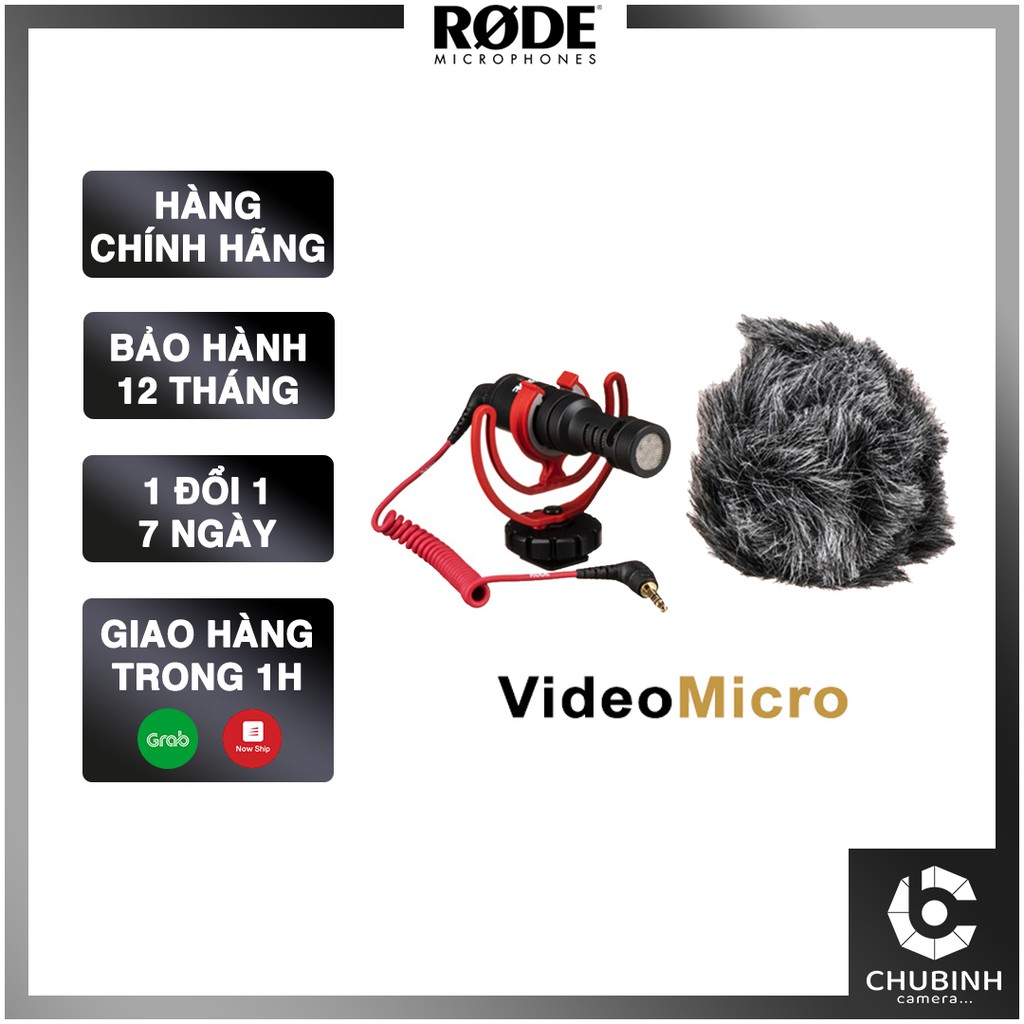 Micro Rode VideoMicro | Chính hãng | Bảo Hành 2 Năm