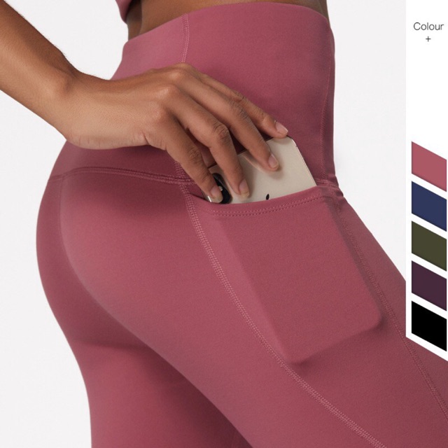 Quần legging thể thao Hoppe Fumeng lưng cao chất lượng cao cho nữ