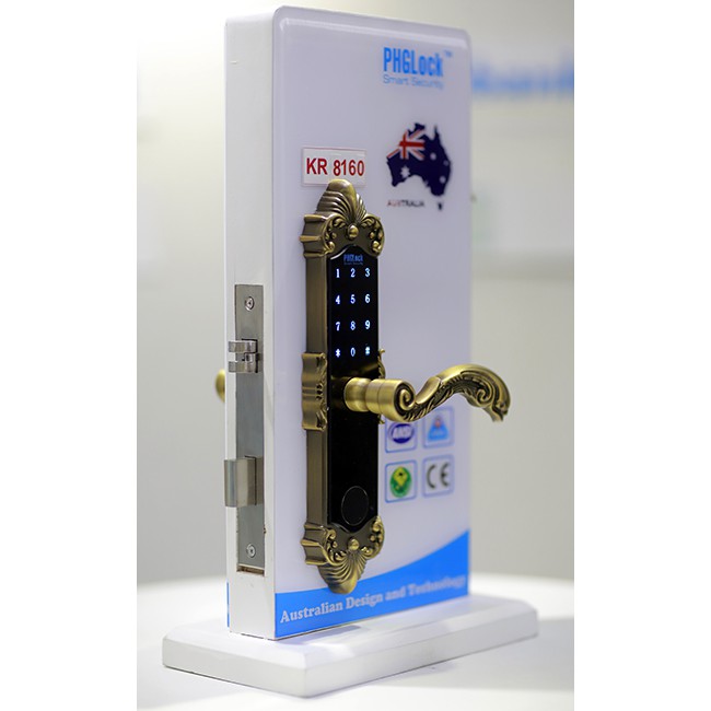 Khóa mã số,thẻ từ cho cửa phòng PHGLock™ - KR8160 chính hãng bảo hành 24 tháng .
