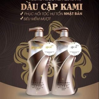 Dầu gội và xả Kami Plus siêu phục hồi