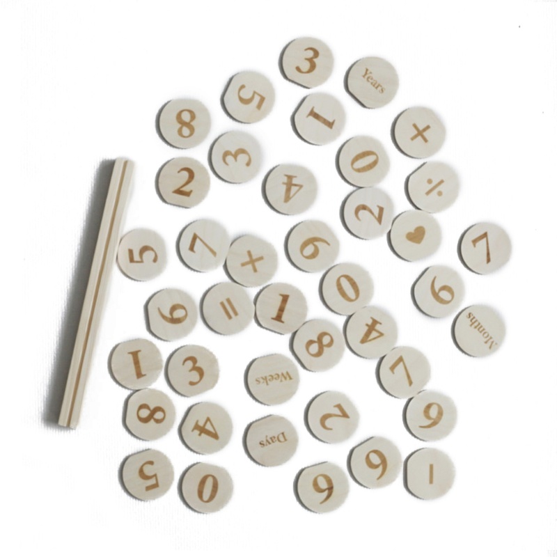 Bộ Thẻ Ảnh Đánh Dấu Cột Mốc Phát Triển Theo Tháng Giáo Dục Sớm Cho Bé