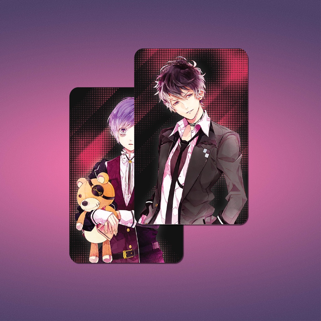 [ PHOTOCARD ] Thẻ Card Bo Góc Anime Diabolik Lovers Vol. I - Giấy Bìa Cứng - Có Màng Cán