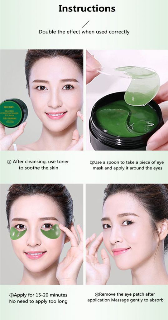 [ready] 60pcs Eye Mask Patches Remove Dark Circles Moisturize/24K Gold Crystal Collagen Gel Mask/Eye Skin Care Subiu Hydra Gel Máscara De Olho Senhora Colágeno Eye Patches Remover Puffy Olhos Originais Reparação Micro Pele Molecule /KOREA BRAND MOLI