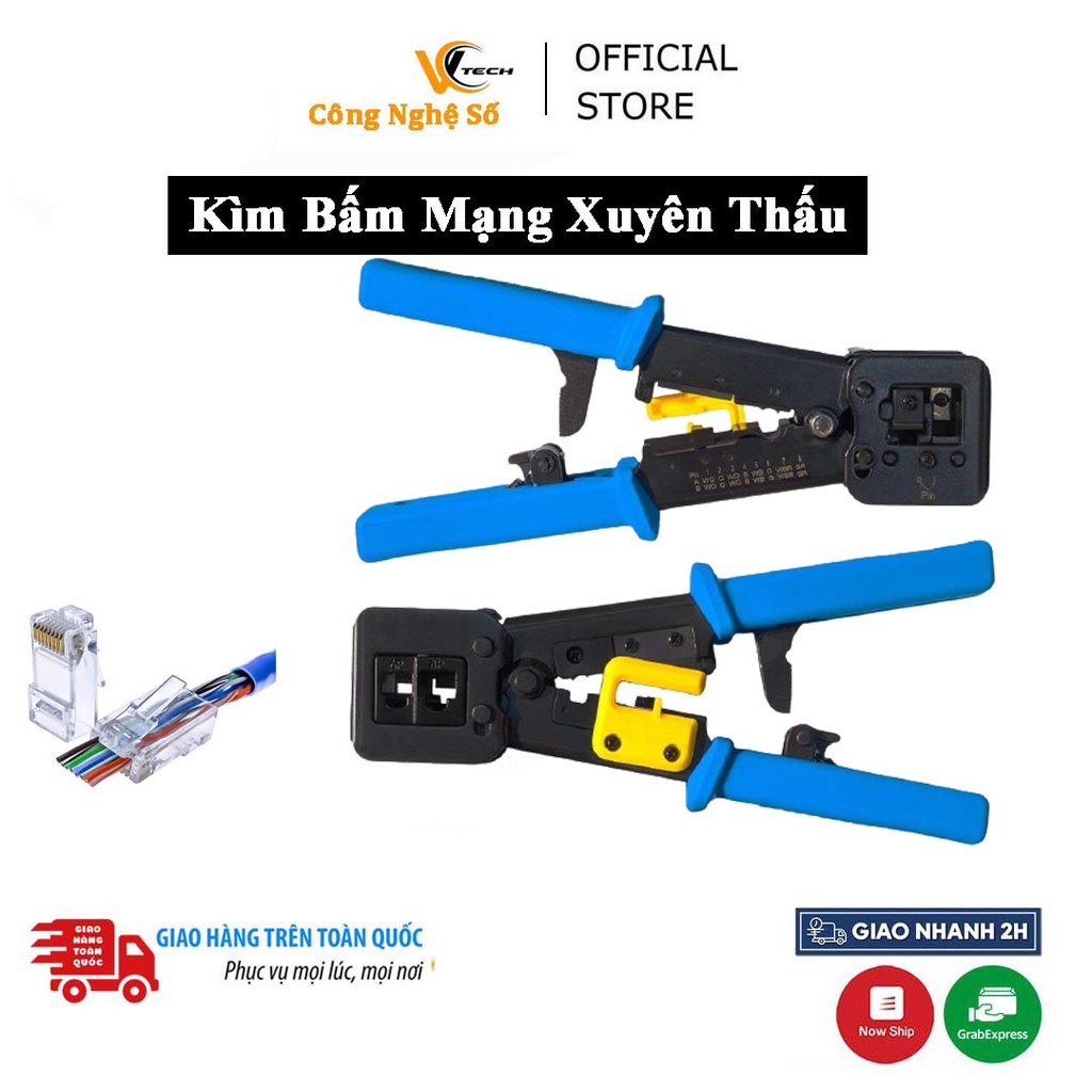 Kìm Bấm Hạt Mạng Xuyên Thấu TOOLS