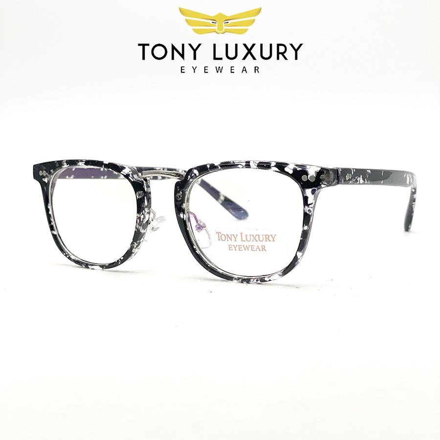 Gọng kính cận nam nữ Tony Luxury Eyewear chính hãng gọng nhựa dẻo 2988 - Nhận Cắt Tròng Cận Viễn Loạn