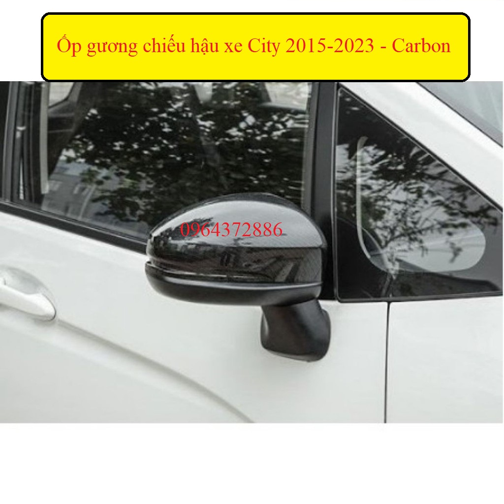Ốp gương Honda city cacbon 2015-2022 hàng cao cấp