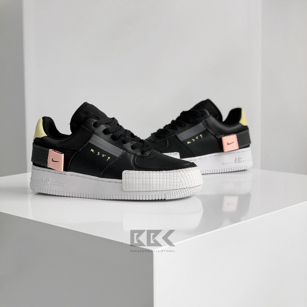 Giày A.F.1 Type Black Pink Tint n354