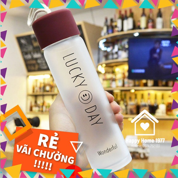 [HSP72]Bình đựng nước trong dễ thương dung tích 400ml 🌝🌙[SIÊU SALE][SIÊU XINH]🔥💥Bình nước trong dễ thương