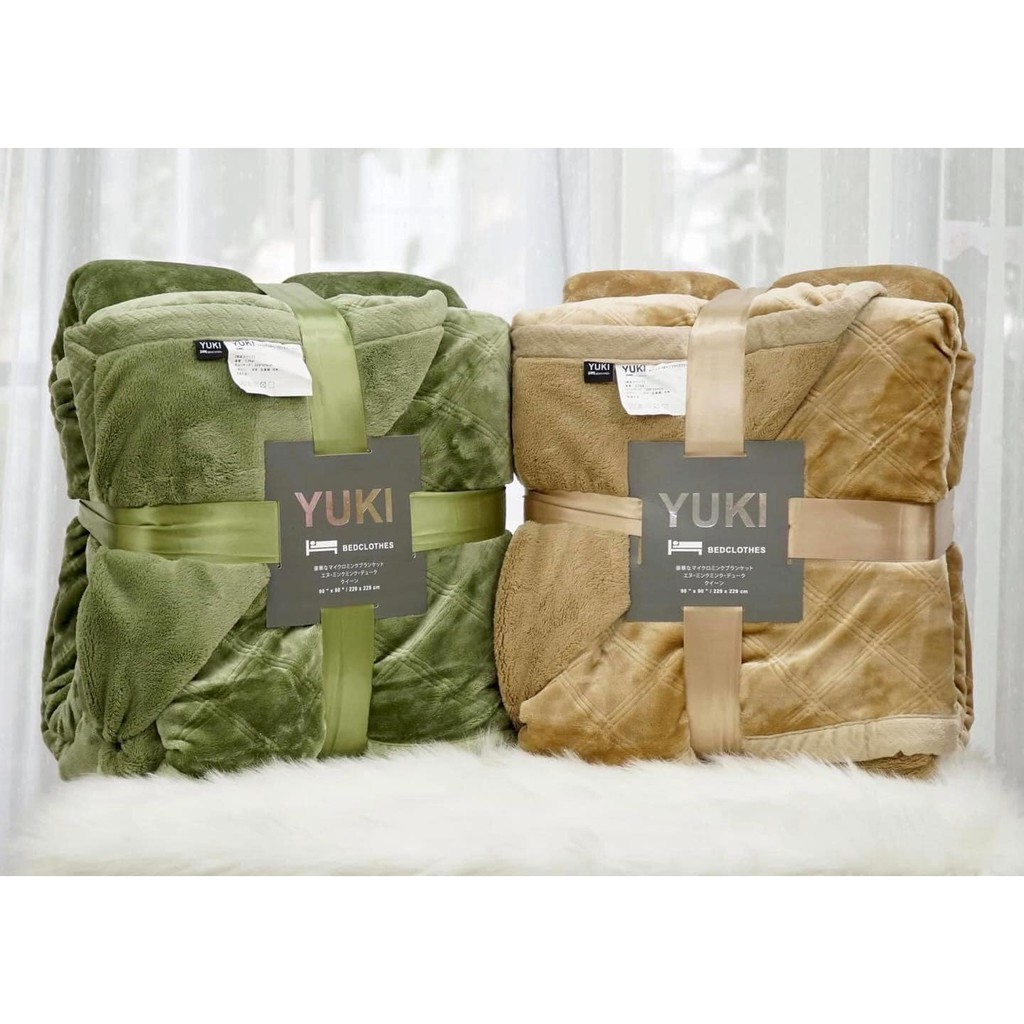 SALES SHOCK Chăn Lông Thỏ Yuki Nhật Bản chính hãng - nhẹ - ấm - mềm mịn với làn da trẻ nhỏ