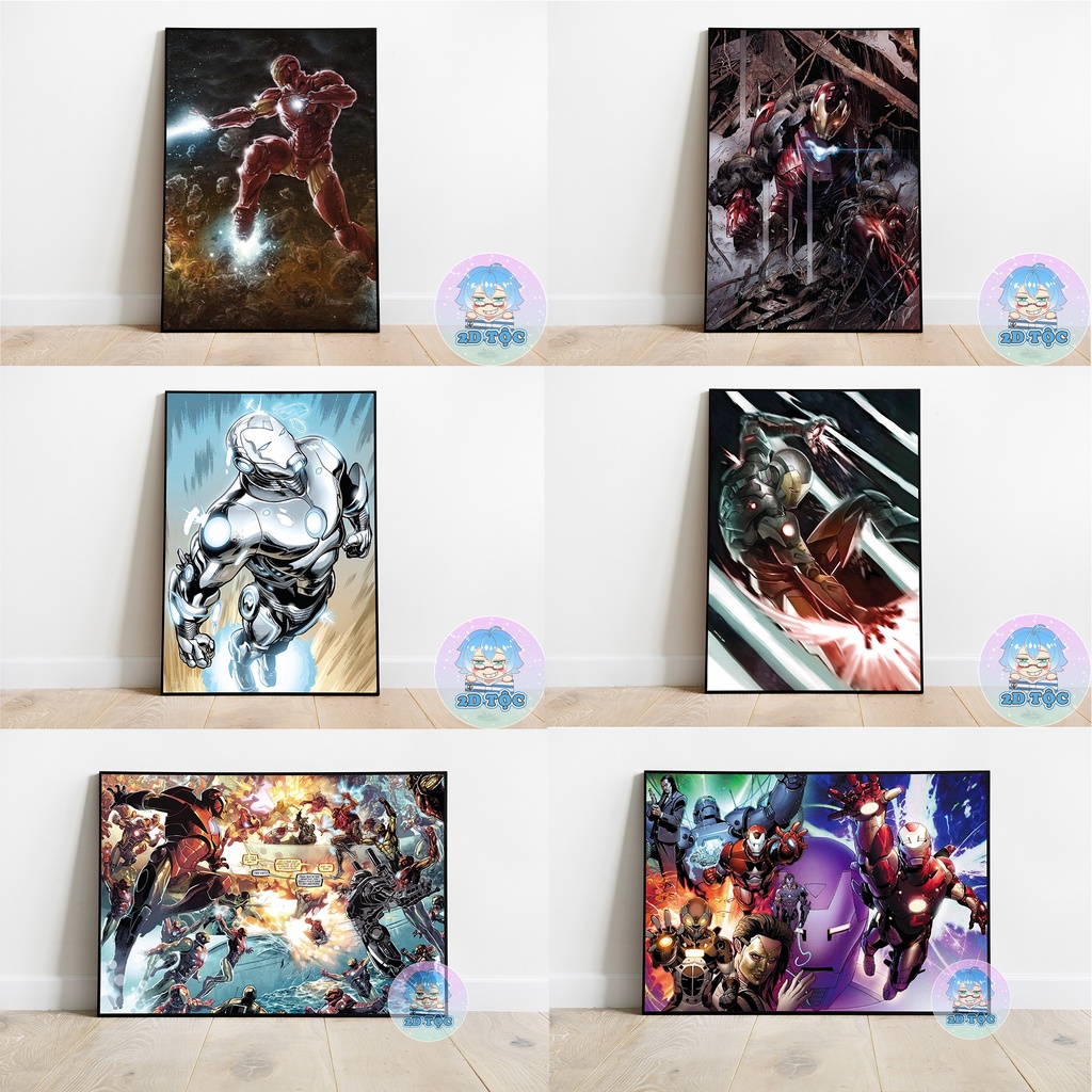TRANH POSTER A3 IRON MAN MARVEL (2) CHẤT LIỆU GIẤY CAO CẤP – TRANH POSTER DÁN TƯỜNG TREO TƯỜNG 2D TỘC SHOP