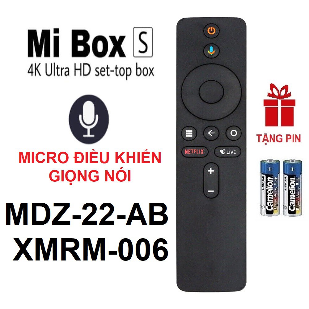 Remote điều khiển Xiaomi Mi box S MDZ-22-AB XMRM-06 Micro điều khiển giọng