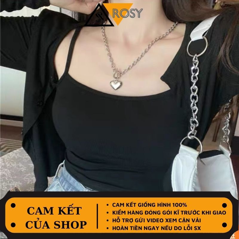 Set áo croptop 2 dây có khoác ngoài chất co giãn siêu xinh cho chị em