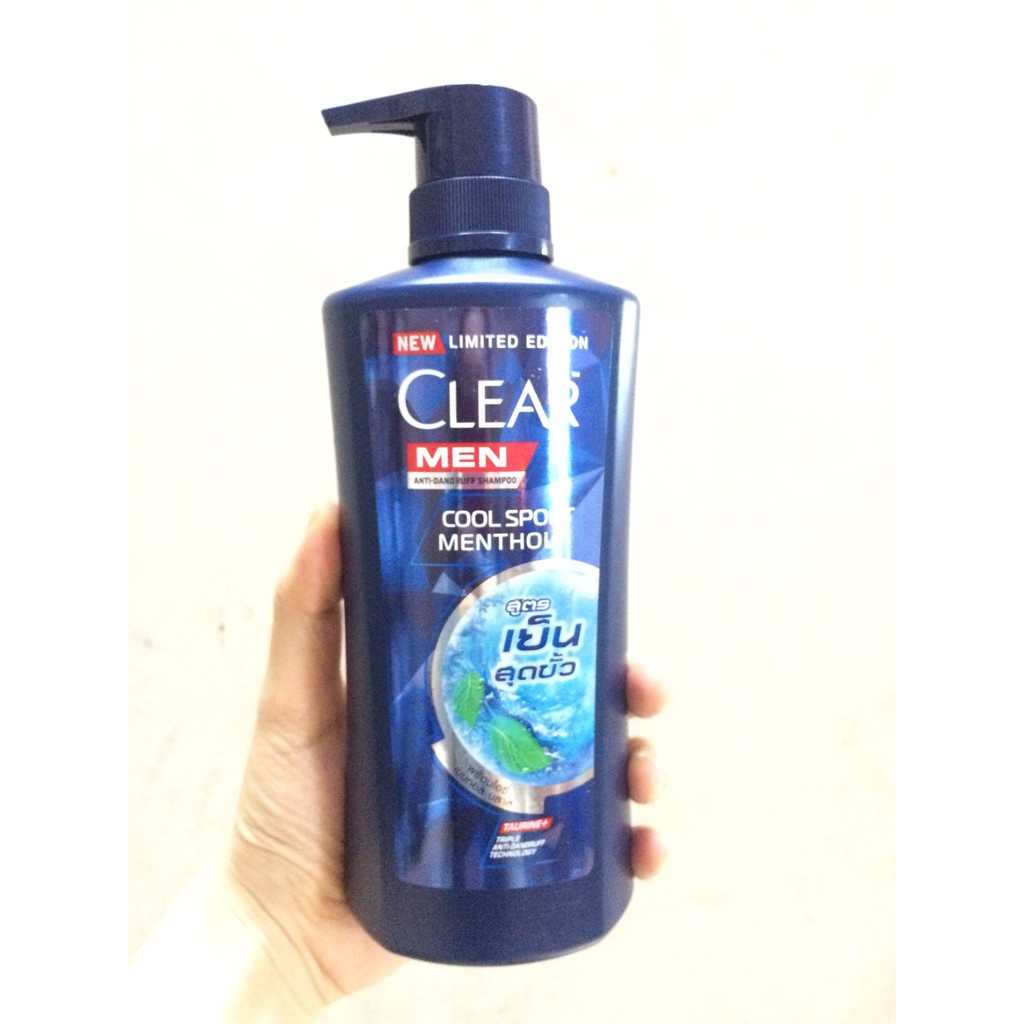 Dầu gội Clear Men - Clear Bạc Hà Thái Lan mẫu mới 450ml/480ml | BigBuy360 - bigbuy360.vn