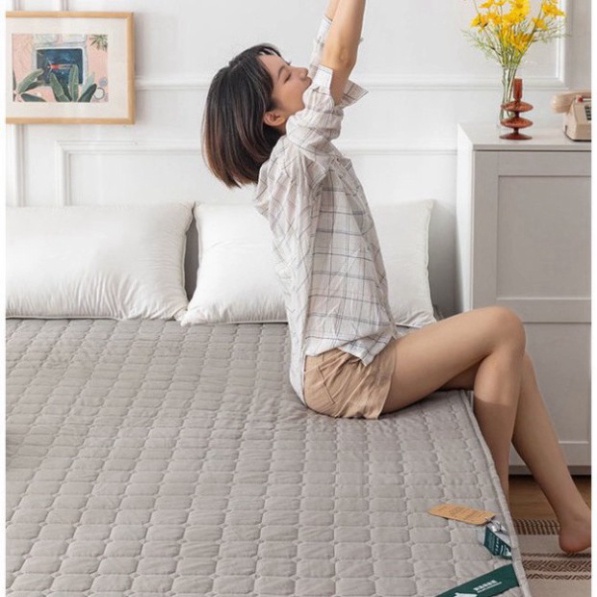 Tấm Trải Đệm Topper Nệm Trải Giường Trải Sàn Siêu Mỏng Cho Cả 4 Mùa Chiếu Trải Đa Năng