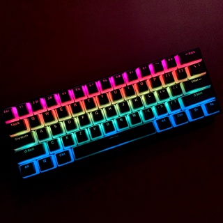 Keycap Pudding PBT xuyên led keycaps double shot (Rẻ nhất + FreeShip) nhiều màu sắc, siêu đẹp siêu chất