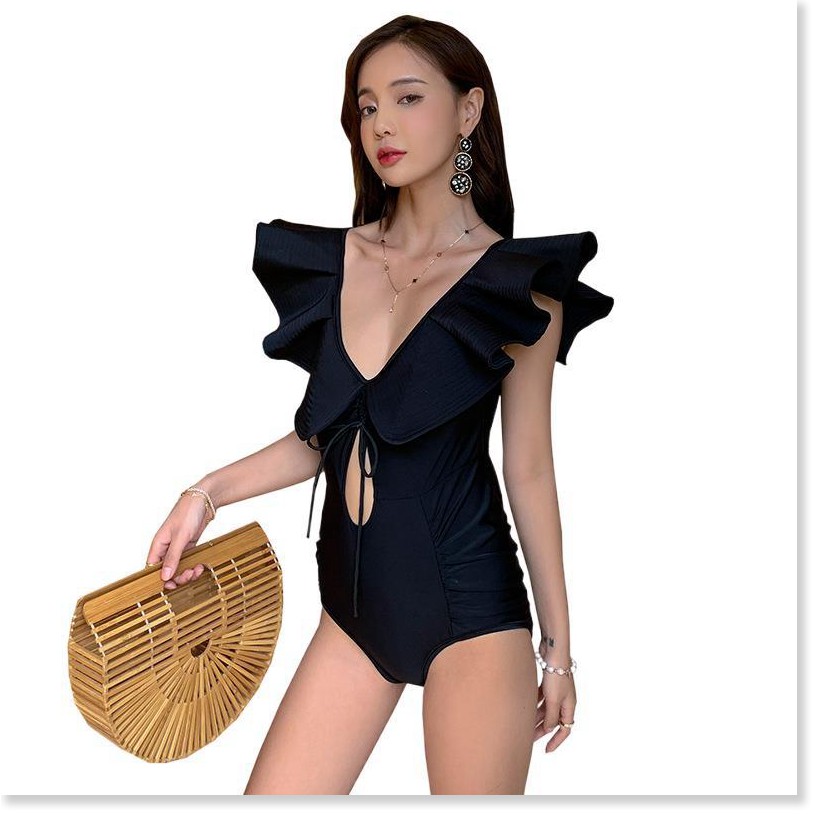 Order Bikini nữ đẹp,  Nhật Bản và Hàn Quốc áo tắm gió trong của phụ nữ bảo thủ cổ áo lớn bikini một mảnh Các nhà sản xuấ