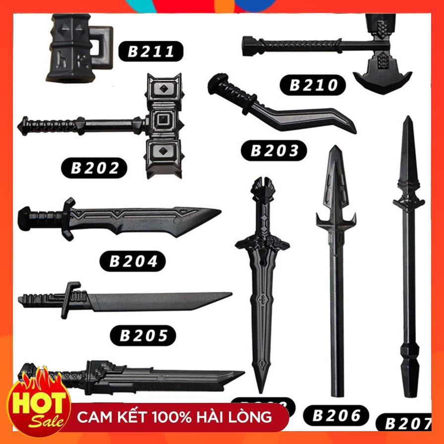 Đồ Chơi Phụ Kiện Vũ Khí Trong Set Minifigures Chiến Binh Người Lùn Lord Of The Ring NO.1231 - Phụ Kiện MOC