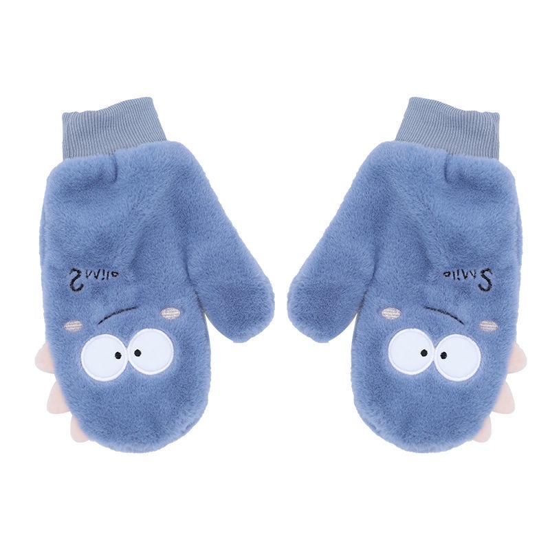 Găng Tay Lông Dày Giữ Ấm Mùa Đông Khi Lái Xe Cho Nữ Sinh
