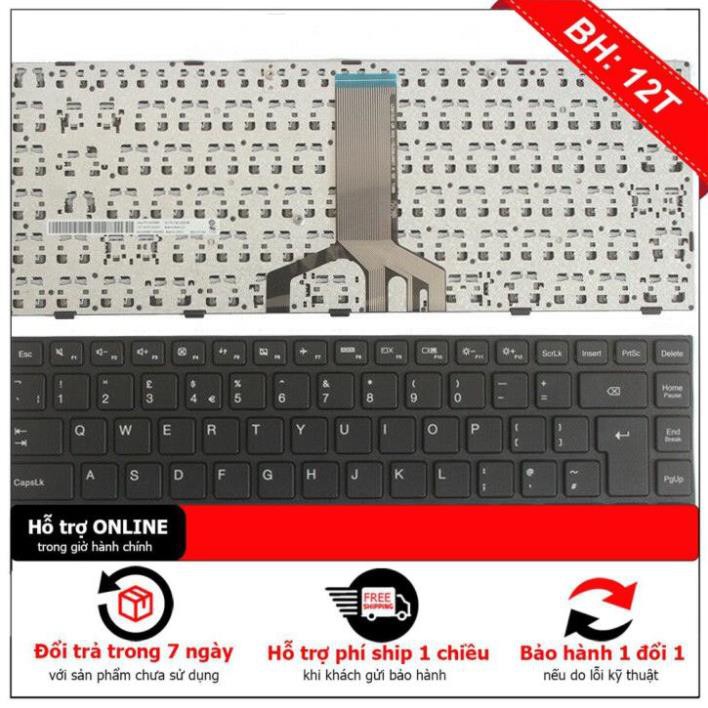 [BH12TH] (KEYBOARD) BÀN PHÍM LAPTOP LENOVO IDEAPAD 100-14IBD dùng cho Ideapad 100-14IBD