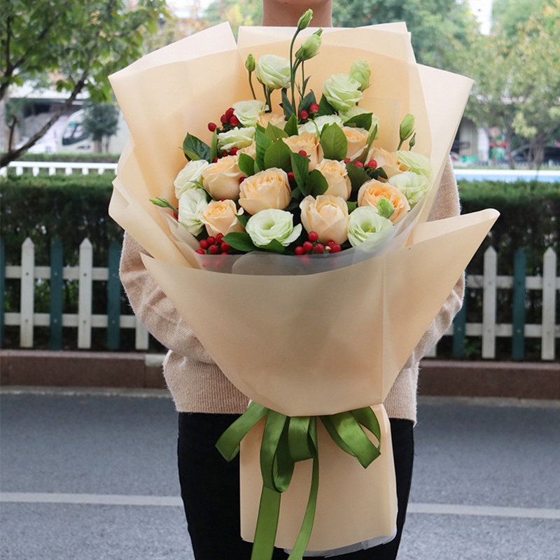 Cuộn giấy gói quà màu trơn 58x58cm tiện dụng