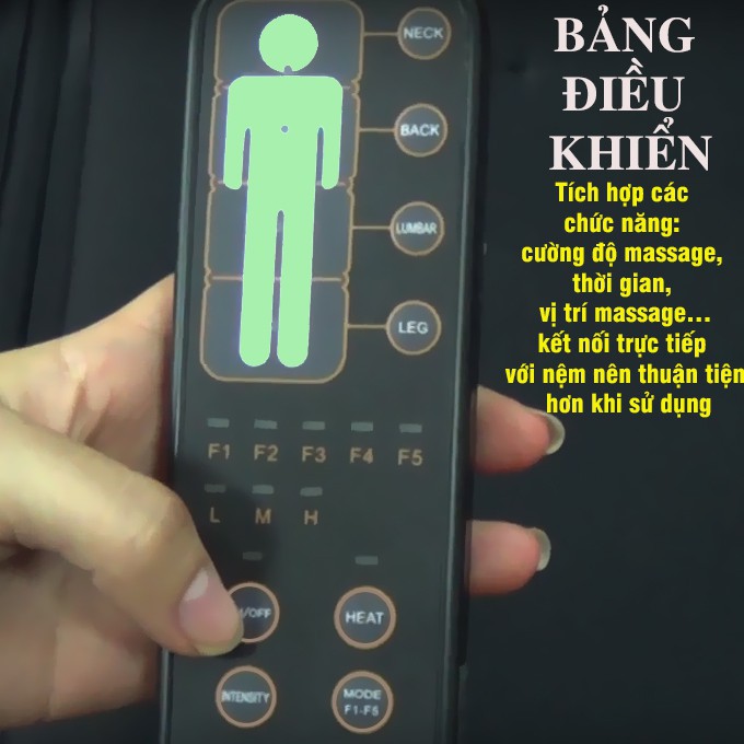 Nệm massage toàn thân OKACHI JP-M599