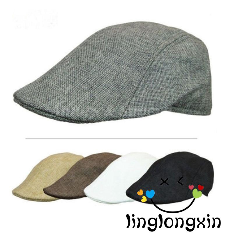 Mũ nồi màu trơn phong cách thời trang cổ điển cho nam và nữ