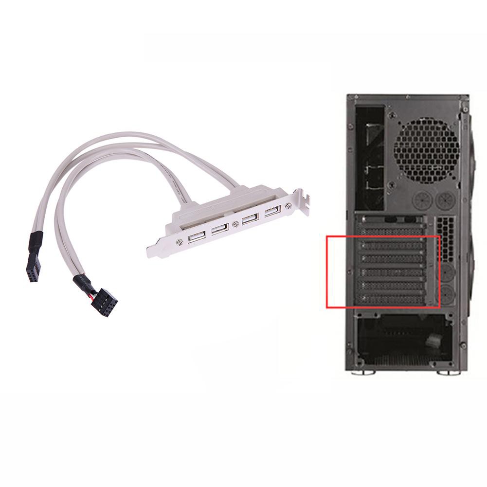 Bảng cắm USB 2.0 4 cổng tới bảng mạch chủ 9 chốt