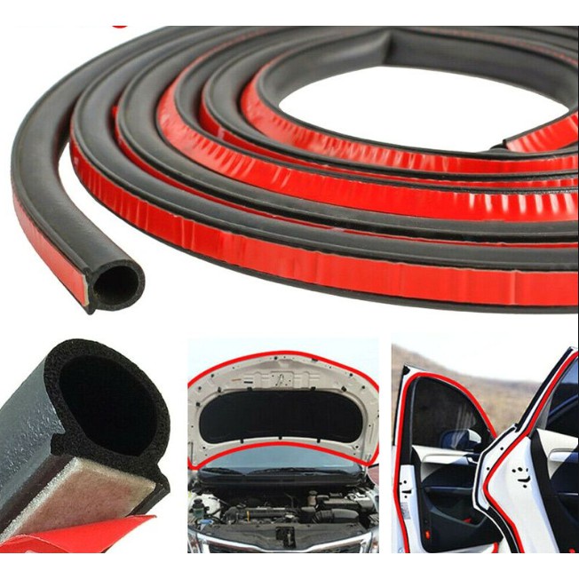 Gioăng cao su giảm chấn bảo vệ cửa xe ô tô , ron zoăng cao su chữ, doăng dán cánh cửa, nắp caplo nắp cốp xe oto xe hơi