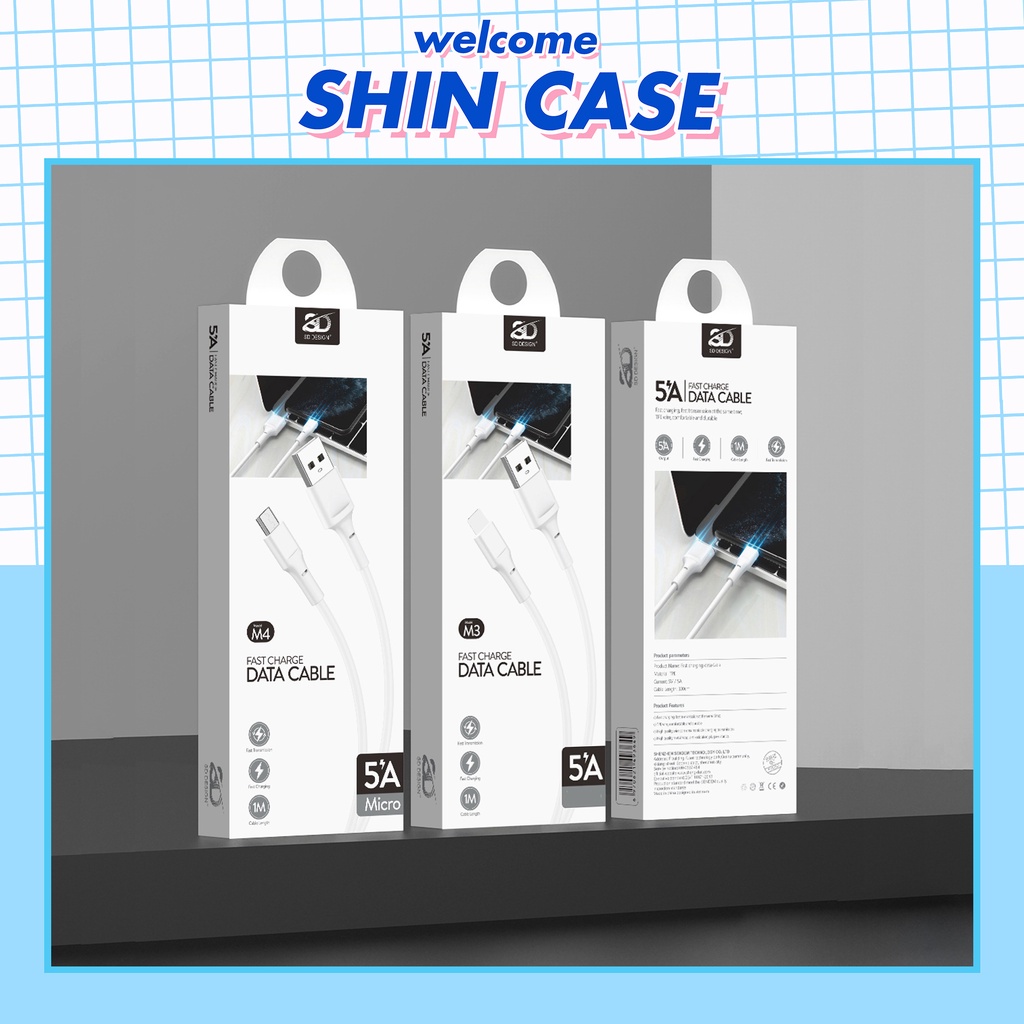 Dây Cáp Sạc SD-M3 5v-5A Cho ĐT Pin Dự Phòng Tai nghe Bluetooth Case pro Vỏ Ốp lưng