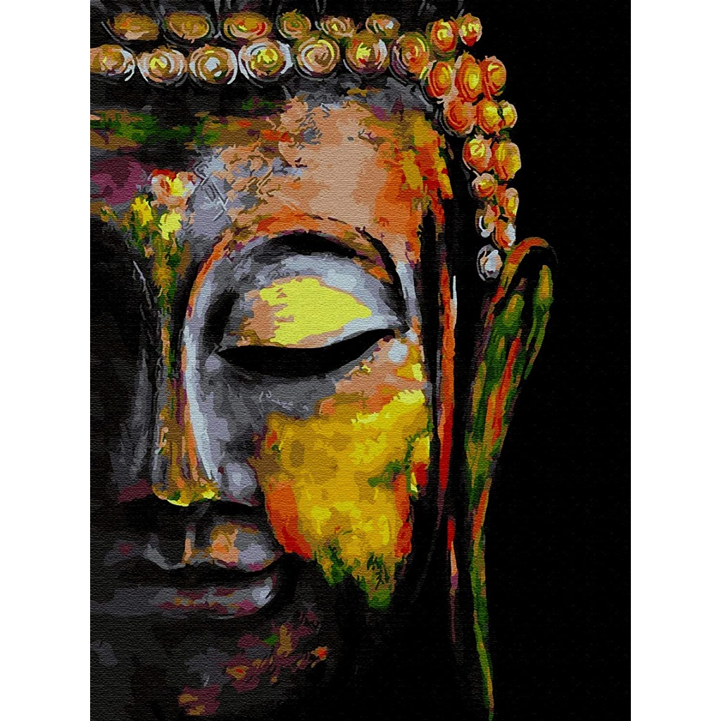 Bộ Tranh Đính Đá 5d Tự Làm 30x40cm Hình Phật Độc Đáo Trang Trí Nhà Cửa