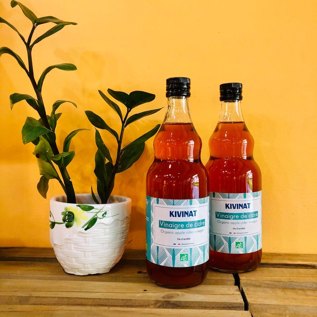 Giấm táo hữu cơ Kivinat 750ml