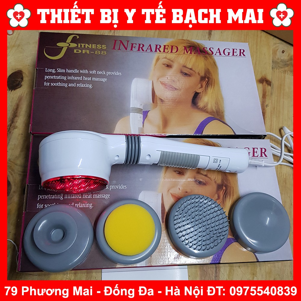 Máy Massage Mặt Rung Hồng Ngoại Fitness DR-88