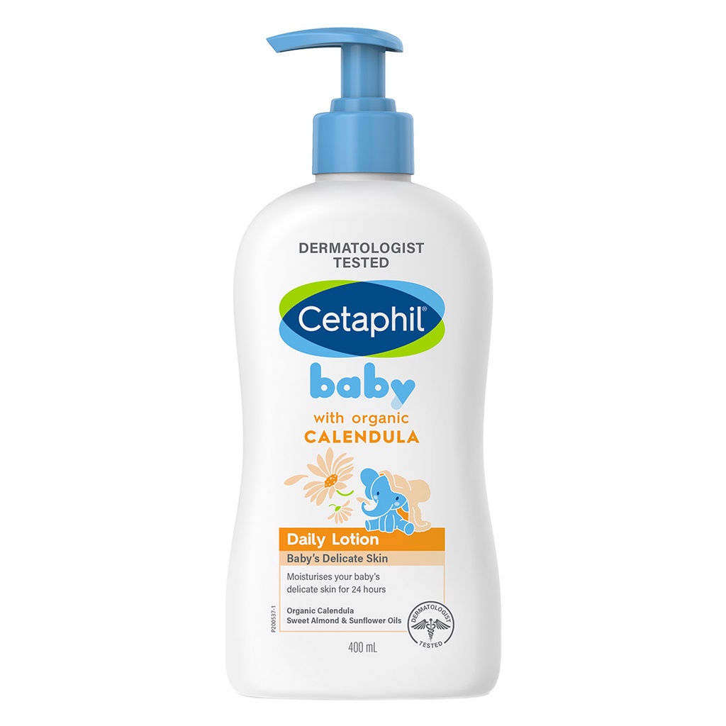 Sữa dưỡng da Cetaphil cho bé - Cetaphil Baby Daily Lotion with Organic Calendula 400ml