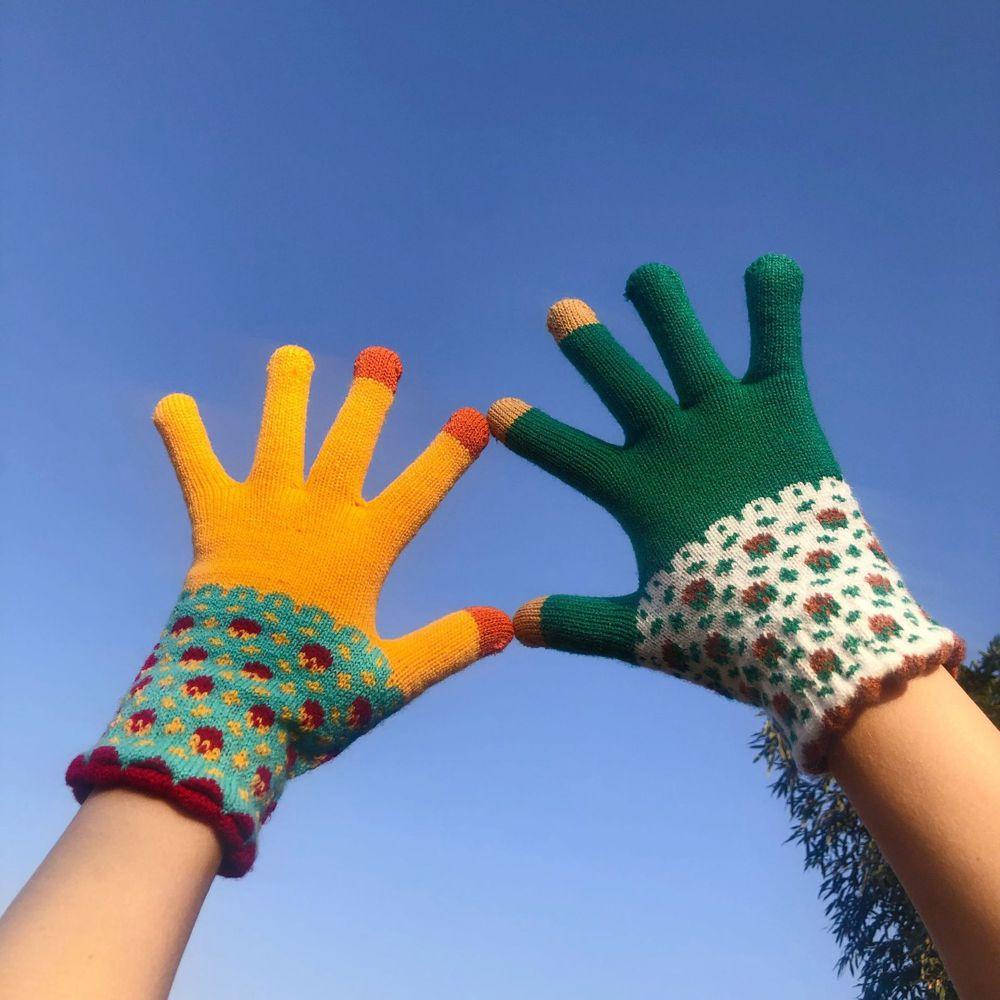 1 Đôi Găng Tay Lái Xe Có Thể Chạm Màn Hình Cảm Ứng Dành Cho Nam Nữ